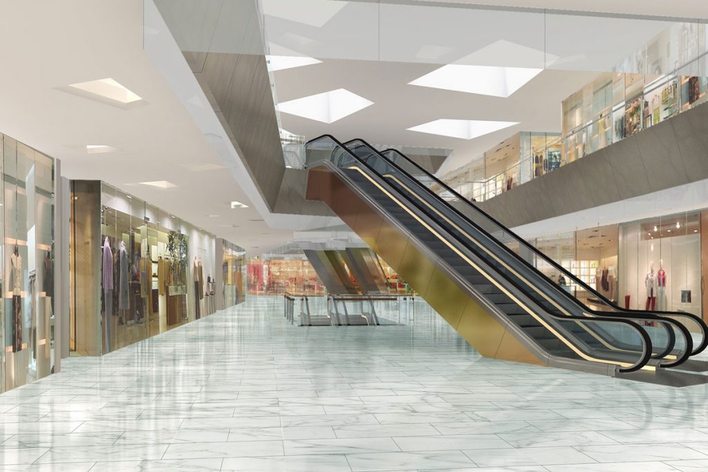 A mall using a retail executive search service